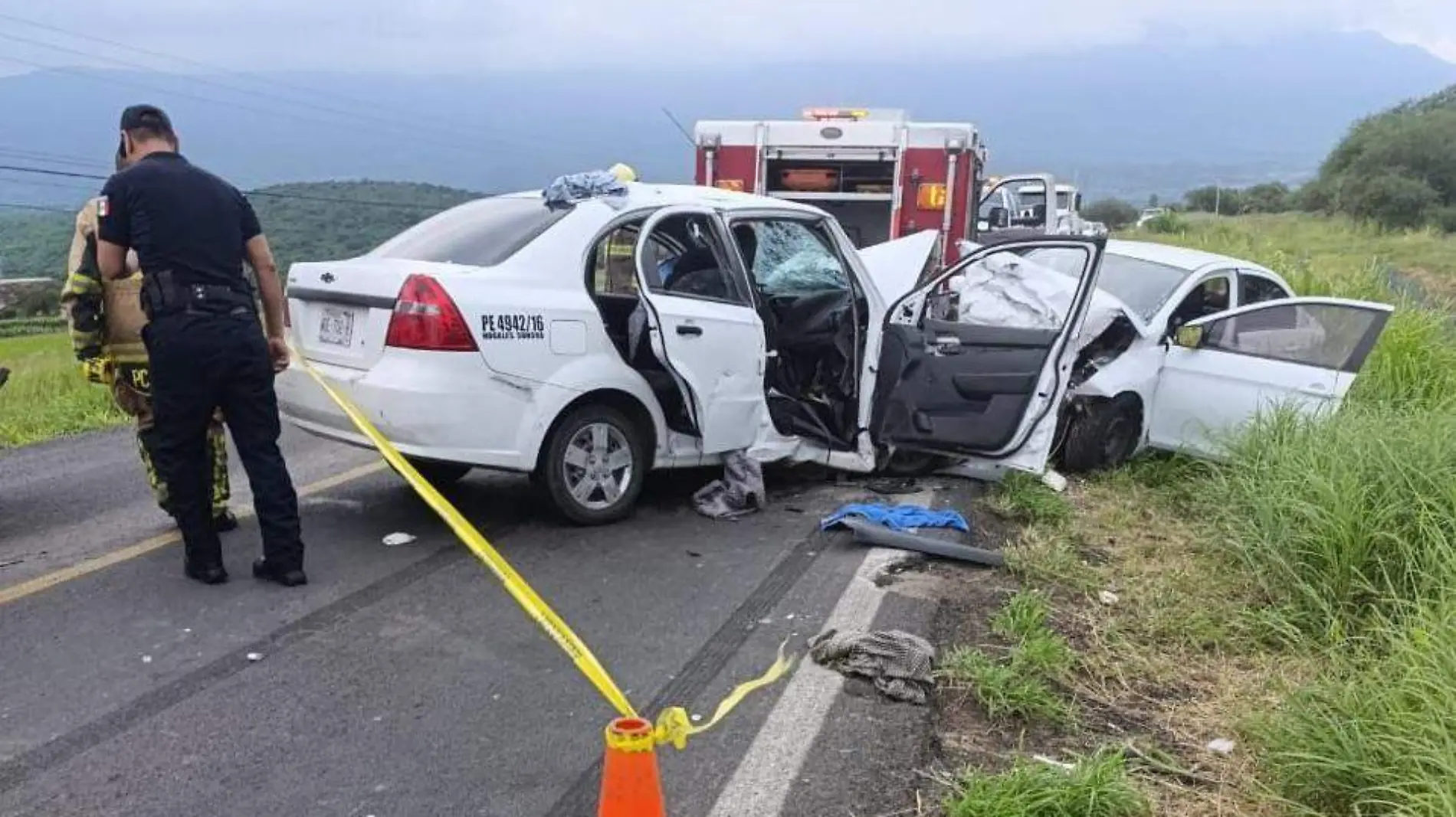 Accidente carretera libre a Colima